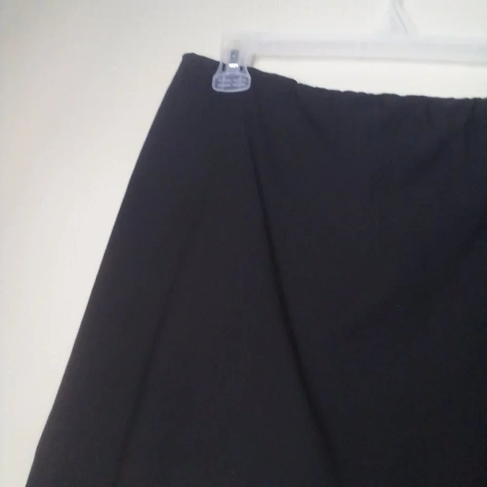 Versona Skort Skirt Women L Pockets Pull On Elastic Active Black